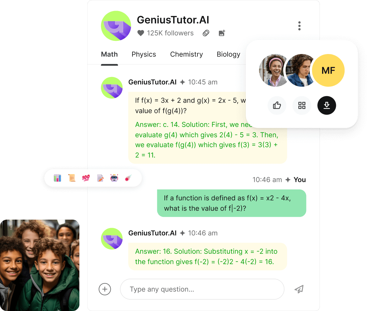 AI Tutor Free AI Homework Help Solver GeniusTutor